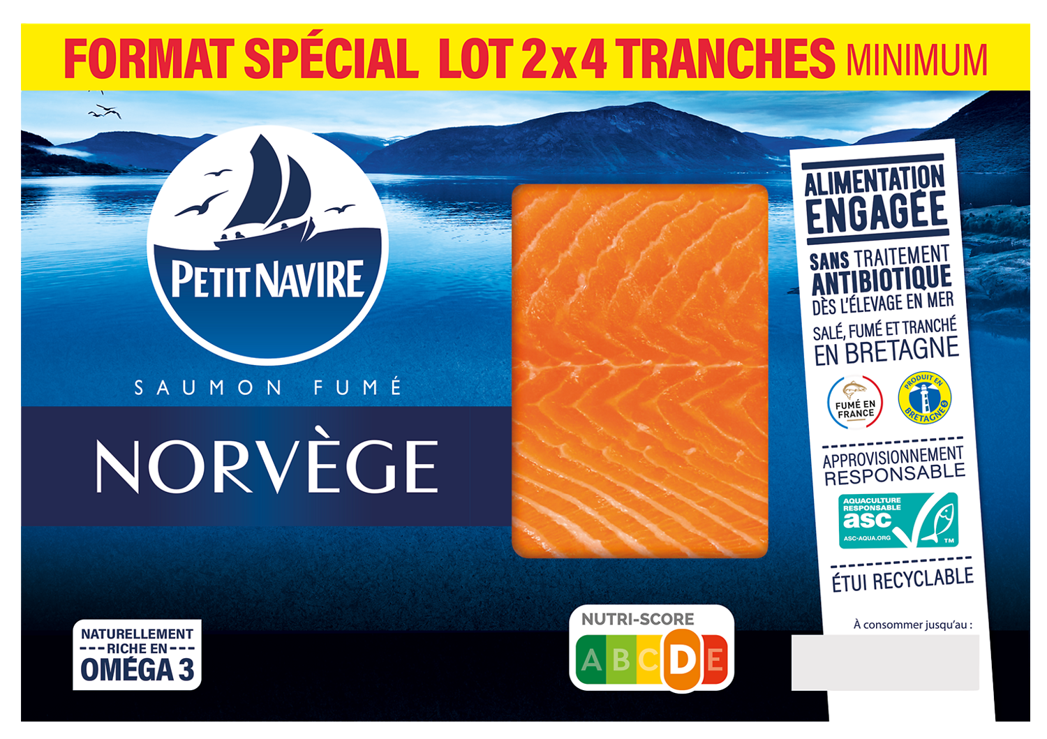  SAUMON PETIT NAVIRE code EAN 3760253433808 