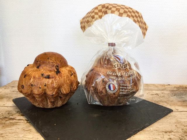 BRIOCHE À TÊTE ARTISANALE AUX PÉPITES DE CHOCOLAT Merci Mamie 3760255300382 Merci Mamie