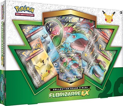 Coffret Pokémon 20th anniversaire septembre 2016 Florizarre Ex version française 3760255870281 Asmodee