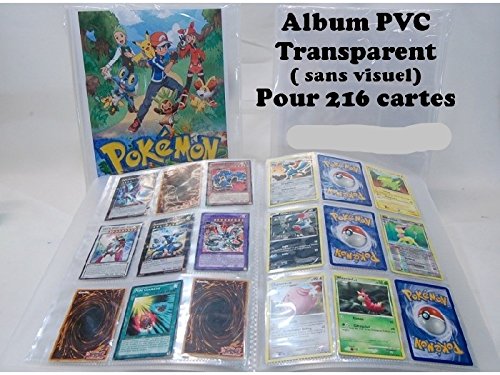 Album souple pour 216 cartes pokémon,yu gi oh,m...