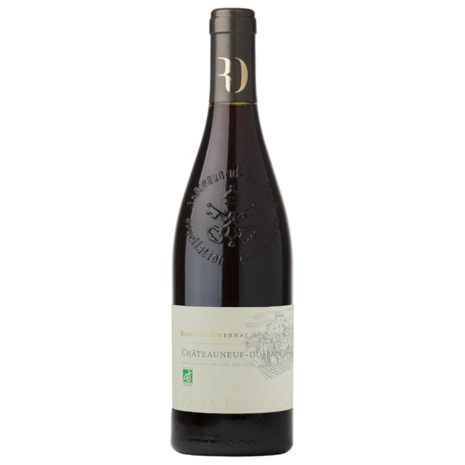 Vin rouge AOP Châteauneuf du Pape bio ROMAIN DU...