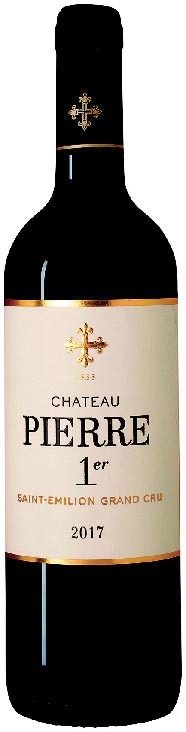 AOP (1) SAINT-ÉMILION GRAND CRU CHÂTEAU PIERRE 1ER 2017. 3760258430277 (3760258430277)