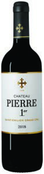 AOP(1) SAINT-ÉMILION GRAND CRU CHÂTEAU PIERRE 1ER 2018. 3760258430321 (3760258430321)