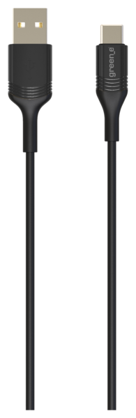 CÂBLE ÉCOCONÇU USB VERS USB-C 18W - 1,20 M NOIR 
 3760259005597 GREEN-E