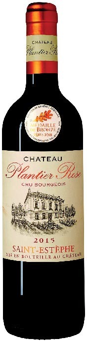 AOP(1) SAINT-ESTÈPHE CRU BOURGEOIS CHÂTEAU PLANTIER ROSE 2015. 3760259350055 (3760259350055)