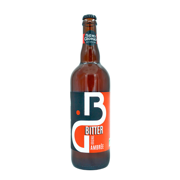 BIÈRES GEORGES BIÈRE AMBRÉE BITTER ORIGINAL BIO
 code EAN 3760268370198 