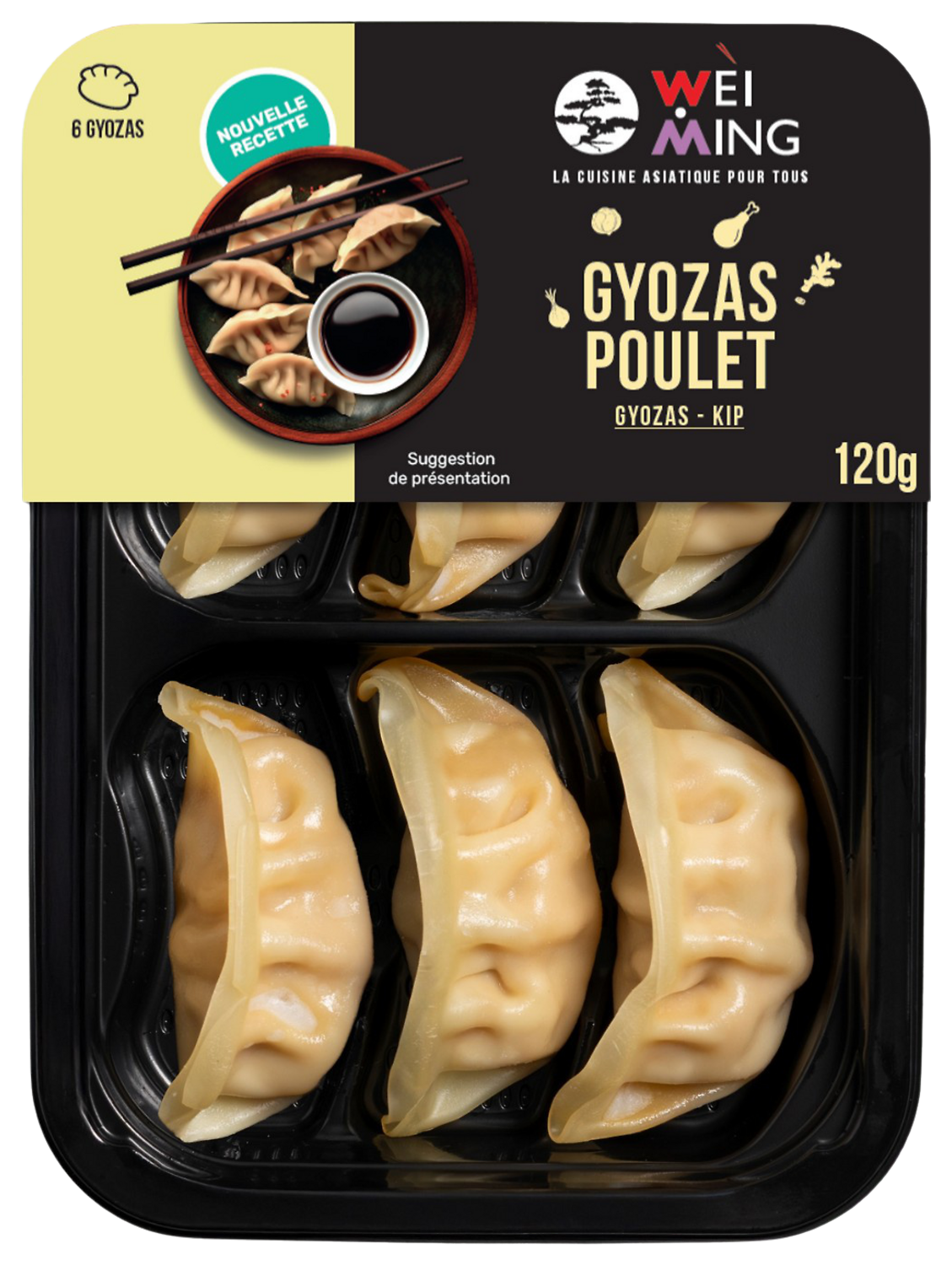  GYOZAS RAVIOLI WEIMING code EAN 3760269071797 
