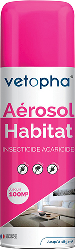 AÉROSOL HABITAT INSECTICIDE ACARICIDE