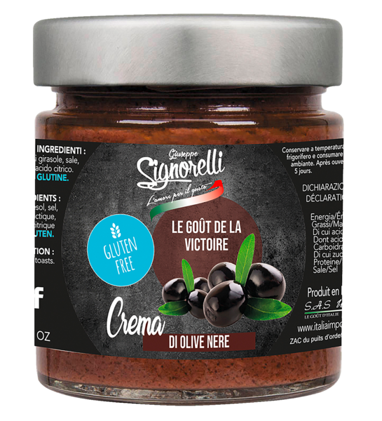 CRÈME D'OLIVES NOIRES
 3760275810694 SIGNORELLI