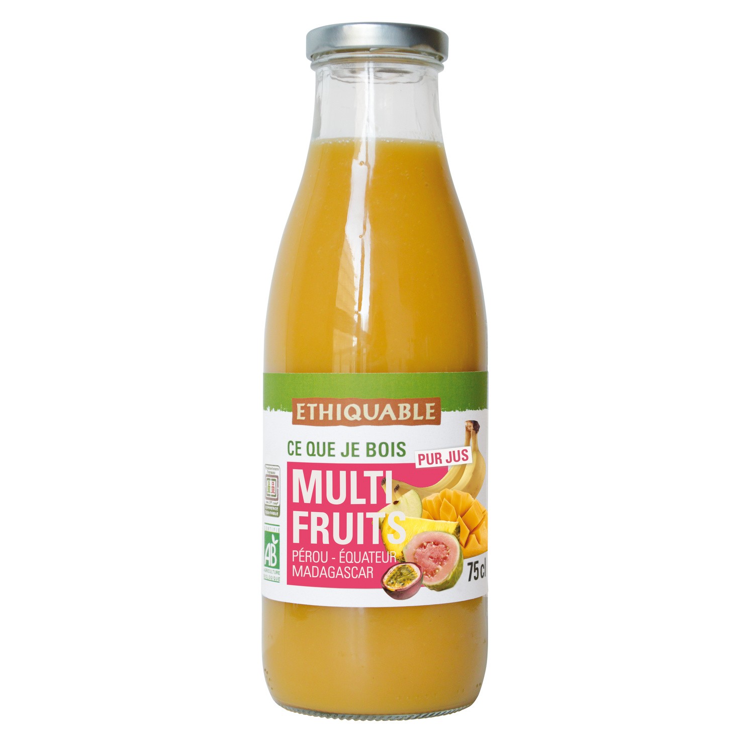 Multifruits pur jus Bio ETHIQUABLE