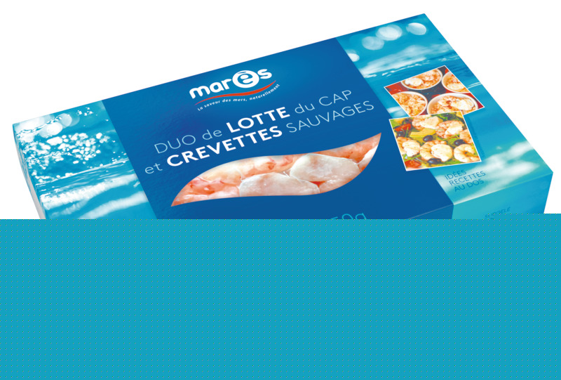 DUO DE LOTTE DU CAP ET CREVETTES SAUVAGES MARES...