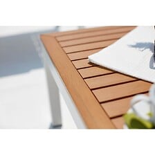 CONCEPT USINE Salon de jardin aluminium et acie...