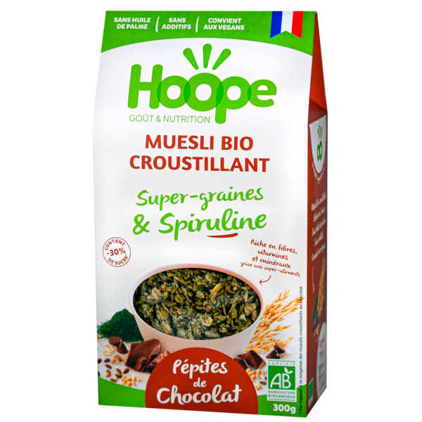 MUESLI BIO CROUSTILLANT CHOCOLAT
3760286460031 HOOPE MUESLI BIO CROUSTILLANT CHOCOLAT
3760286460031 HOOPE