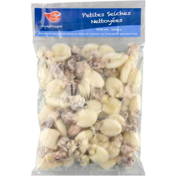 PETITES SEICHES NETTOYÉES SURGELÉES 
