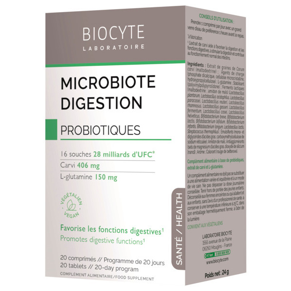  Biocyte Microbiote Digestion code EAN 3760289220861 