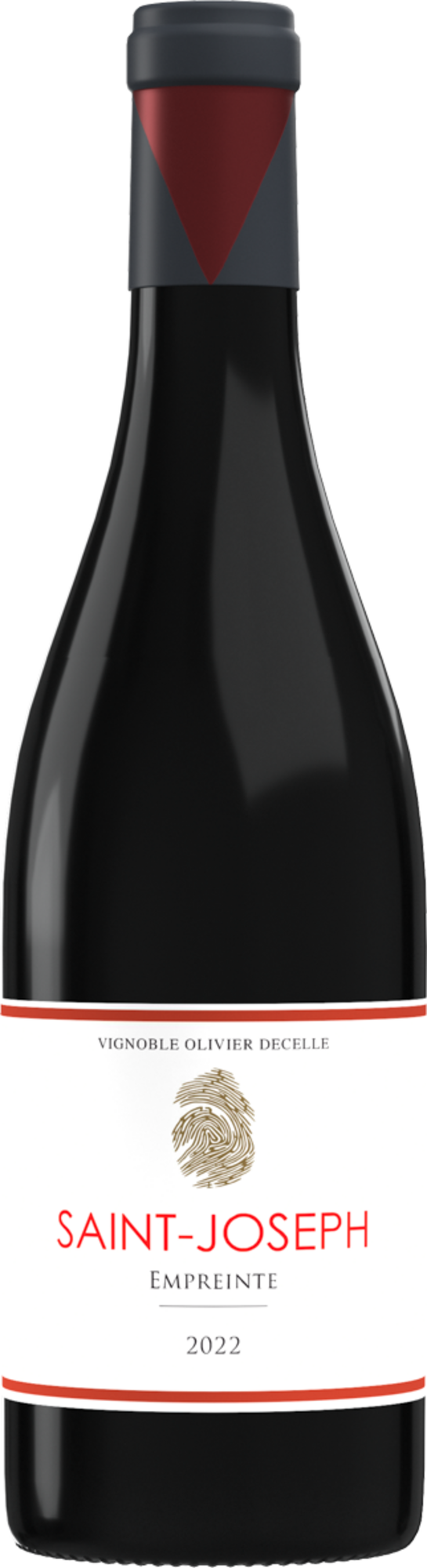 VIGNOBLE OLIVIER DECELLE - EMPREINTE 2022 AOP SAINT-JOSEPH
ROUGE code EAN 3760296022380 