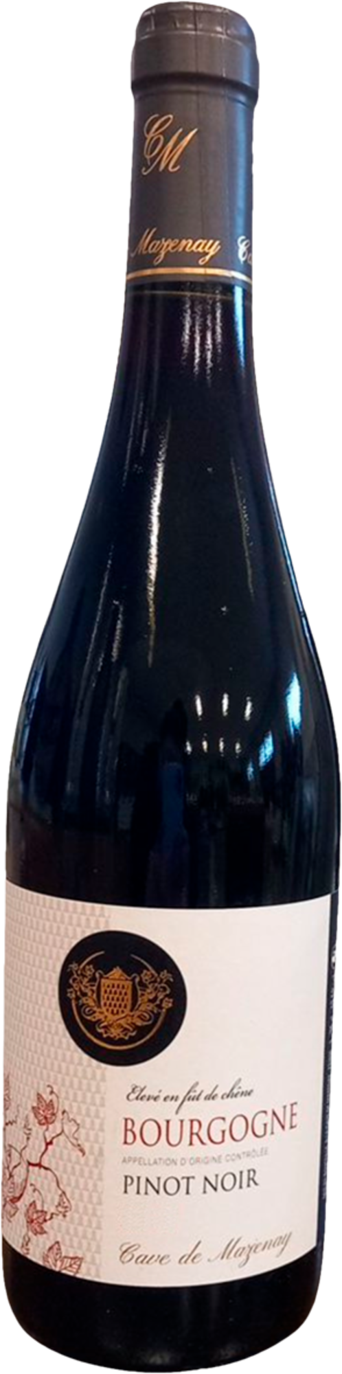  AOP BOURGOGNE PINOT NOIR ROUGE - CAVE DE MAZENAY 2024 code EAN 3760297710767 