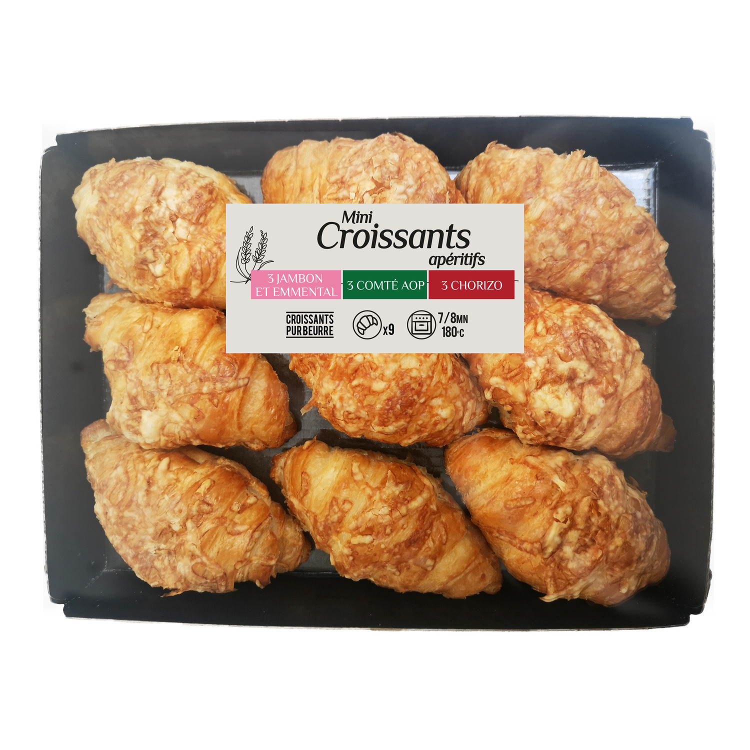 Mini croissants apéritifs PASO