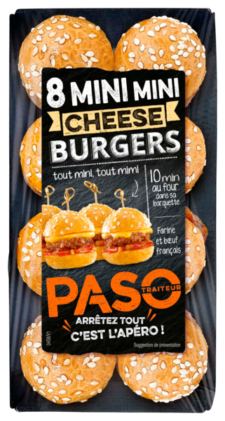 MINI CHEESE BURGER 
