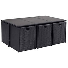 CONCEPT USINE Salon de jardin 10 places en rési...