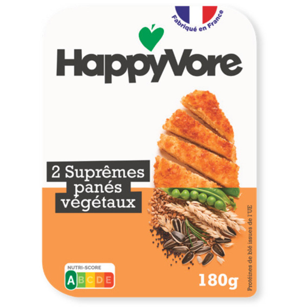 SUPRÊMES PANÉES VÉGÉTALES GOURMANDS 
