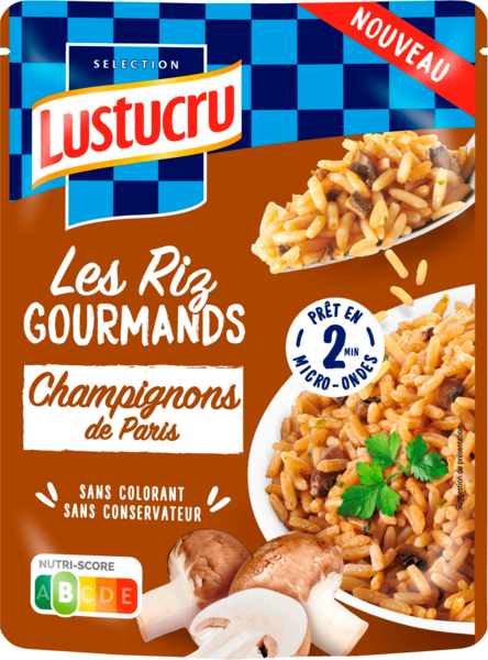 Les Riz Gourmands Champignons De Paris Lustucru 