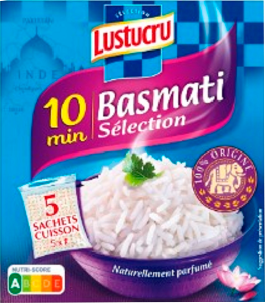  Riz Basmati 10Min Lustucru code EAN 3760341070328 