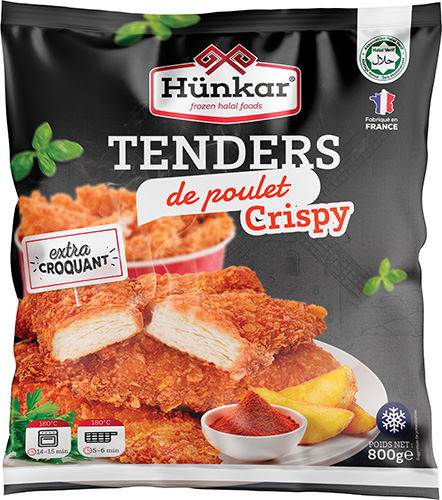 TENDERS DE POULET CRISPY SURGELÉS 3760383400176 HÜNKAR