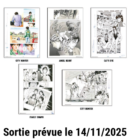  SÉLECTION PACKS 5 FAC-SIMILÉS TSUKASA HOJO code EAN 3760426730222 