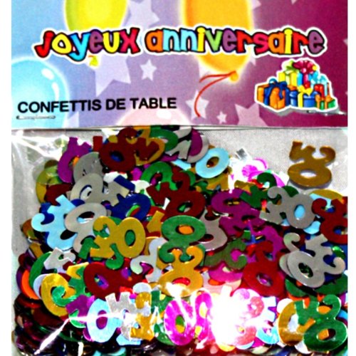 CONFETTIS DE TABLE 30 ANS