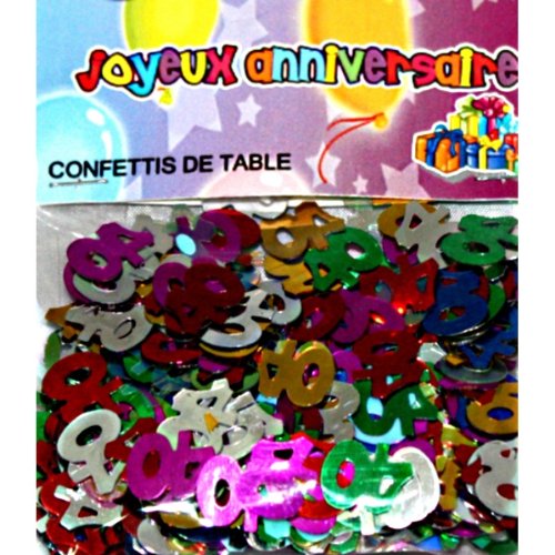 CONFETTIS DE TABLE 40 ANS