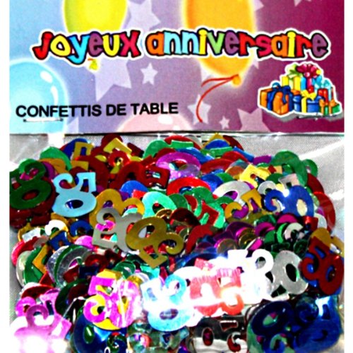 CONFETTIS DE TABLE 50 ANS