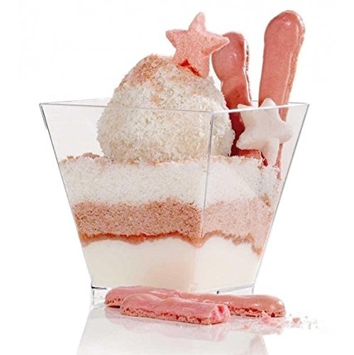 Verrines en plastique QUADRI 160 ml par 25