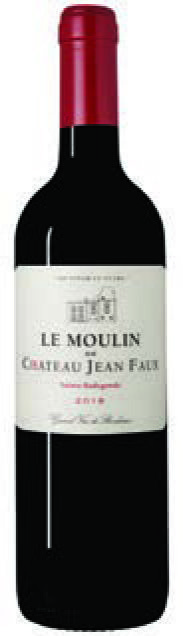 AOP(1) BORDEAUX SUPÉRIEUR LE MOULIN DE CHÂTEAU JEAN FAUX 2018.(2) 3770000391596 (3770000391596)