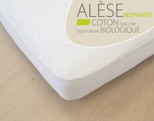Alèse bébé coton bio 70x140 cm