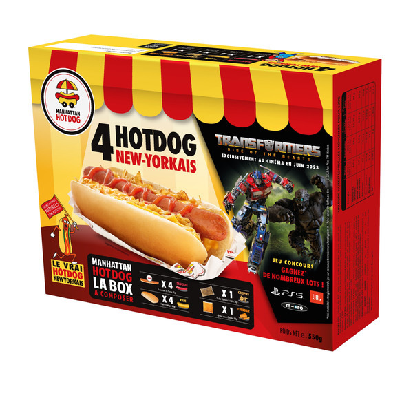 Kit pour Hot dog surgelés