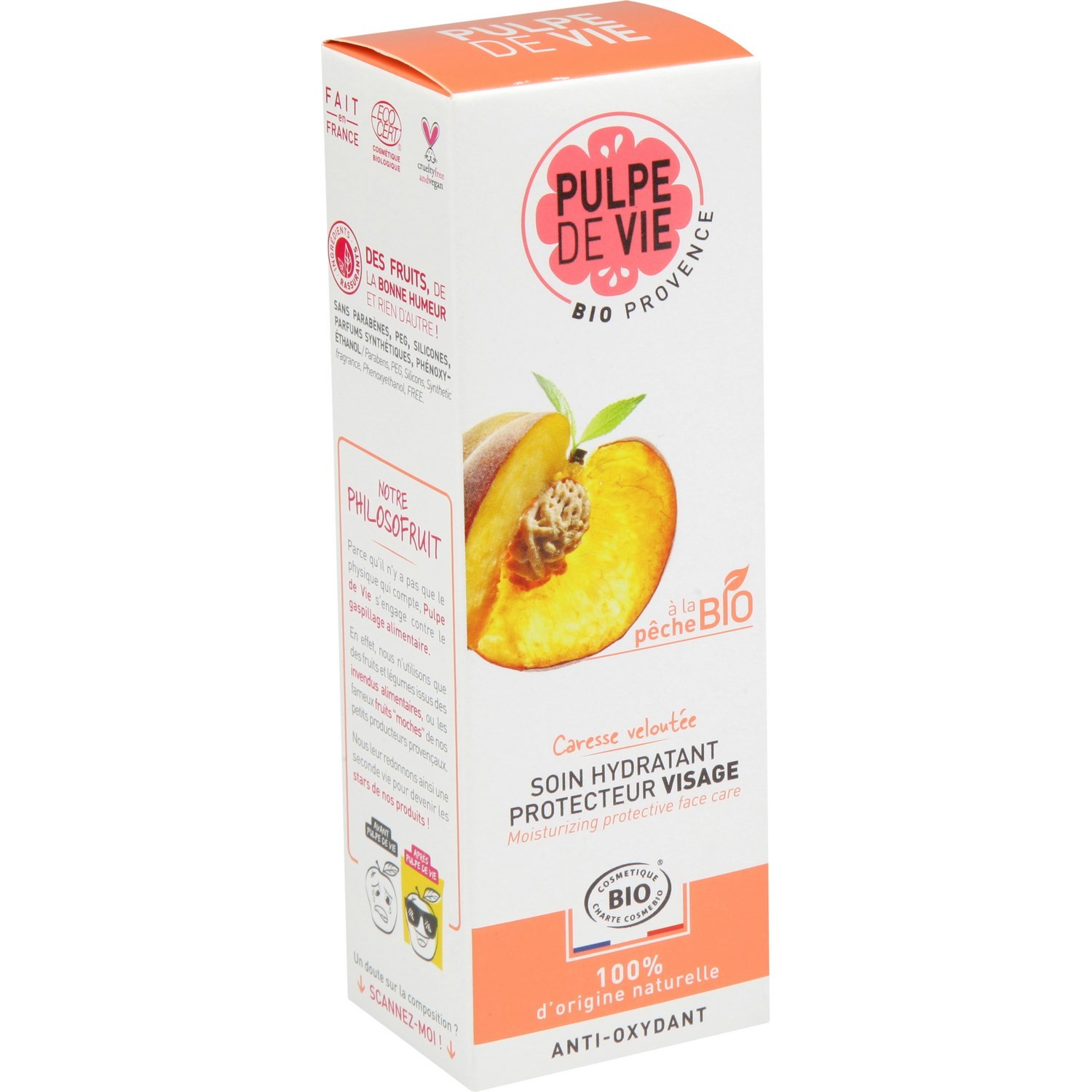 Soin visage protecteur hydratant Bio 