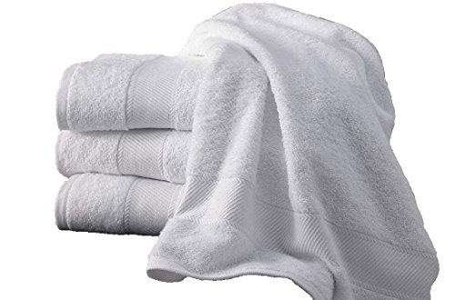 5 Draps de bain 100x180 cm 500gr/m², 100% coton...