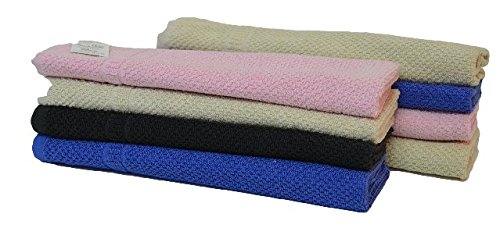 8 Serviettes invité ou Essuie-main 30x50 cm en ...