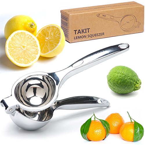 Takit Pc1 - presse-citron, presse-citron en acier inoxydable 18/10, presse-citron robuste, presse-citron manuel anticorrosion code EAN 3770005549329 