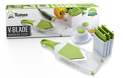 Mandoline Professionnelle 4 en 1 avec lames en ...