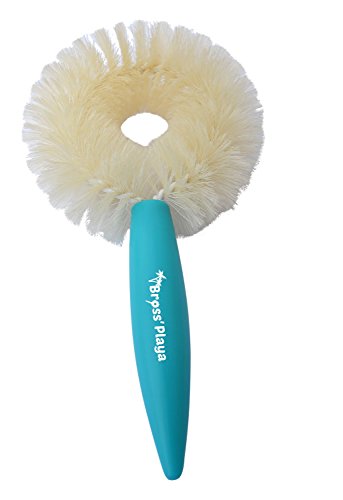 Bross'Playa - nouveau : brosse de plage anti sable - 100% soie naturelle - bleue code EAN 3770006090004 