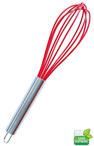 Fouet à patisserie Silicone Rouge et alu [SANS ...