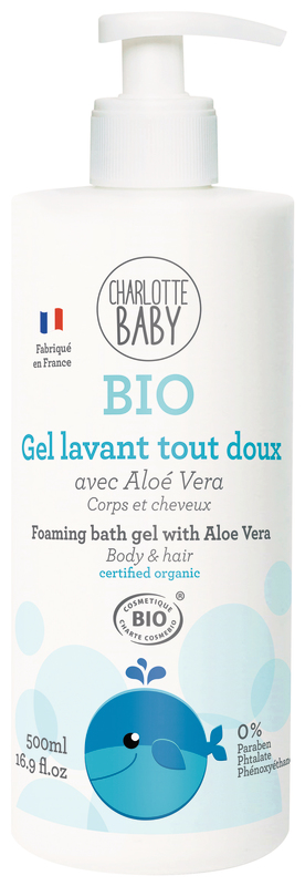 Charlotte Baby Bio GEL LAVANT TOUT DOUX CORPS ET CHEVEUX Charlotte Baby Bio code EAN 3770012134044 