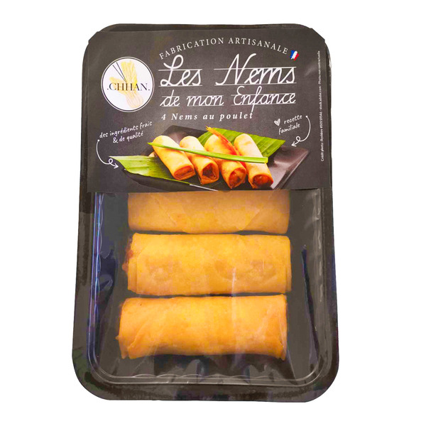 NEMS AU POULET
3770014263018 LES NEMS DE MON ENFANCE NEMS AU POULET
3770014263018 LES NEMS DE MON ENFANCE