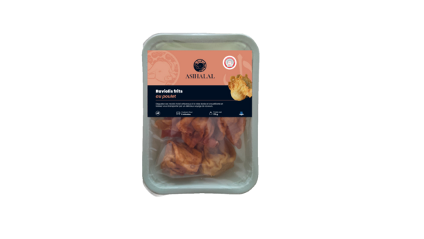 MAISON CHHAN RAVIOLIS FRITS AU POULET HALAL 
 code EAN 3770014263179 