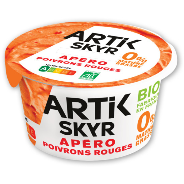 ARTIK SKYR APÉRO POIVRONS ROUGES BIO
 code EAN 3770014396167 