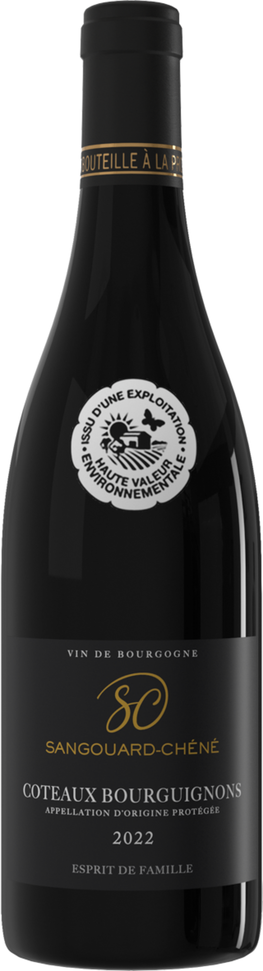 SANGOUARD-CHÉNÉ - ESPRIT DE FAMILLE 2022  AOP CÔTEAUX BOURGUIGNONS
ROUGE code EAN 3770016350105 