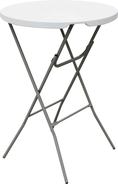 Table cocktail pliable blanche