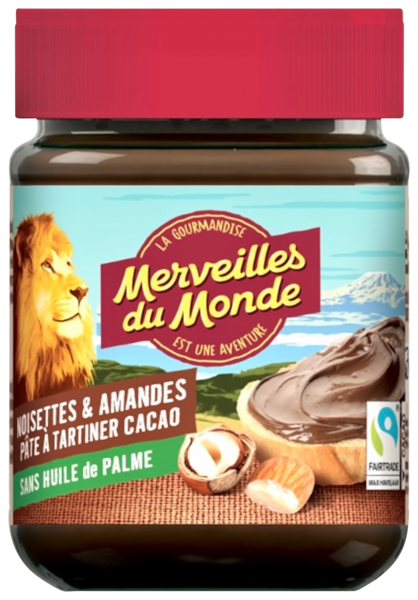MERVEILLES DU MONDE PÂTE À TARTINER 
MERVEILLES DU MONDE code EAN 3770024649307 